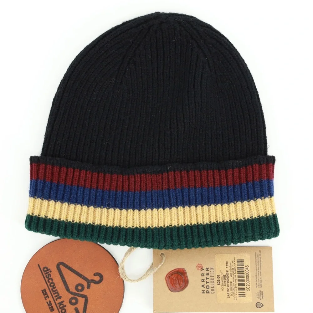WIZARDING WORLD Harry Potter Collection Hogwart Striped‎ Hat Beanie